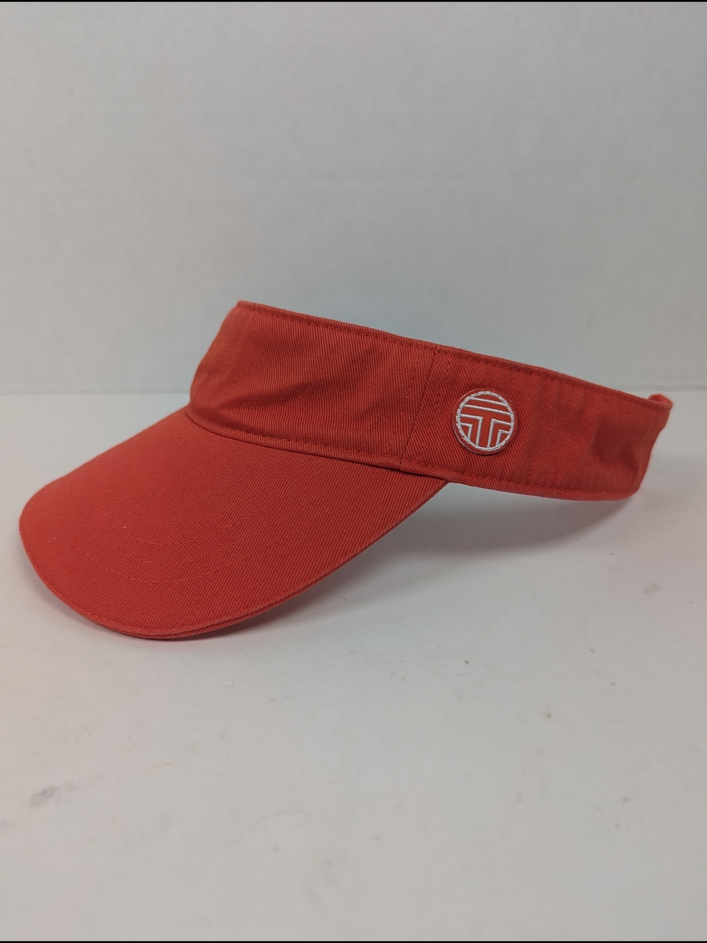Tory Burch Sport Performance Burnt Orange Red Adjustable Visor Tennis Golf